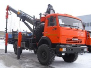 КАМАЗ 43502 4х4 с буровой установкой JUN JIN SA-040C